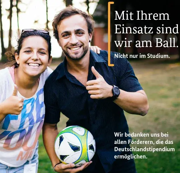 Mit Ihrem Einsatz sind wir am Ball. 