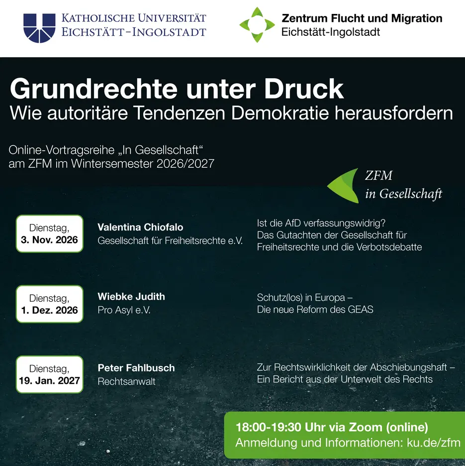 Plakat Gespr&auml;chsreihe