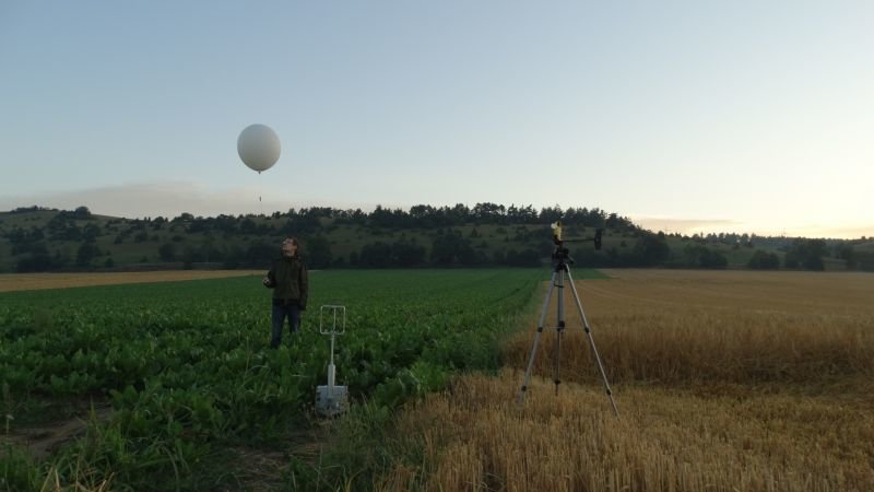 Messung mit Ballon