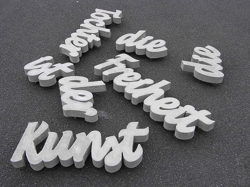 Die Kunst ist die Tochter der Freiheit, Kunsthalle Jesuitenkirche Aschaffenburg, 2005