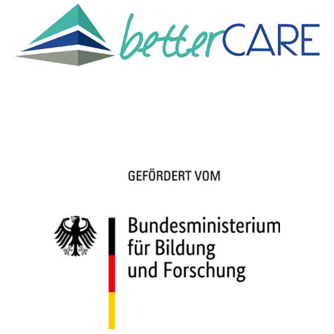 2 Logos: betterCare - BMBF