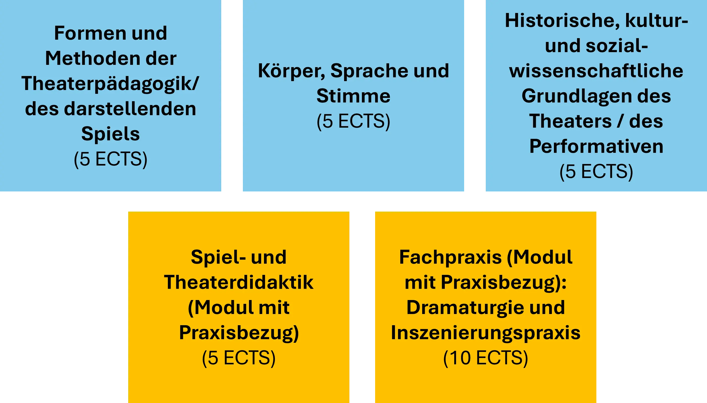 Module der Theaterpädagogik