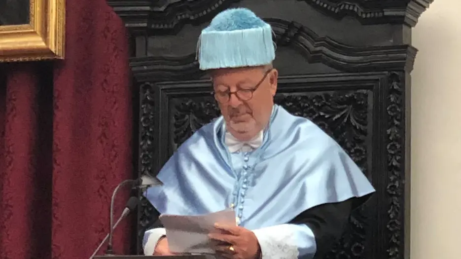 Prof. Dr. Dominik Faust bei der Verleihung der Ehrendoktorwürde der Universität Sevilla