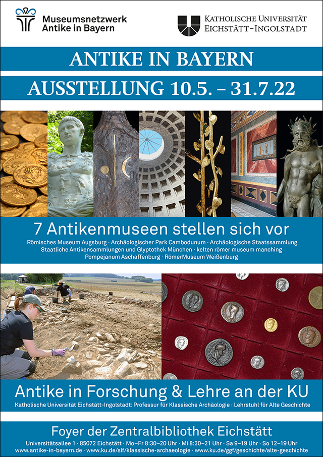 Eröffnung der Ausstellung Antike in Bayern in der UB an der KU am 10. 5. 2022