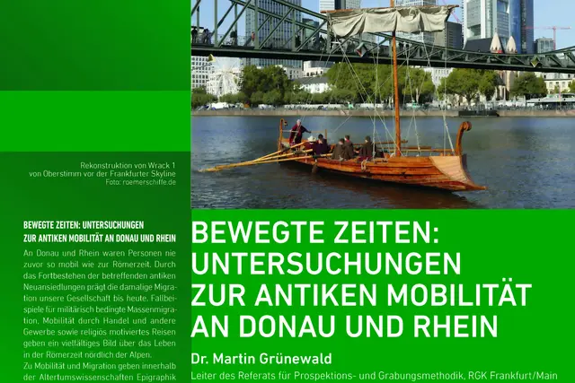 Vortrag zur römischen Flussschiffahrt am 29. April 18 Uhr im Stadtmuseum Ingolstadt