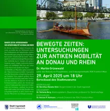 Antike Flussschiffahrt Vortrag 29. April 2025 18 Uhr
