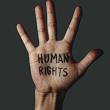 Hand Menschenrechte 