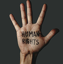 Hand Menschenrechte