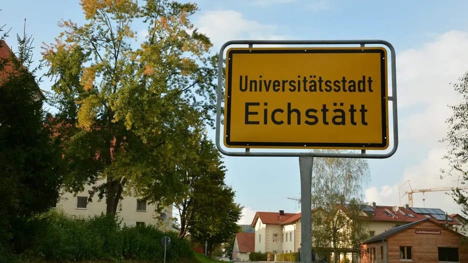 Ortsschild Eichstätt