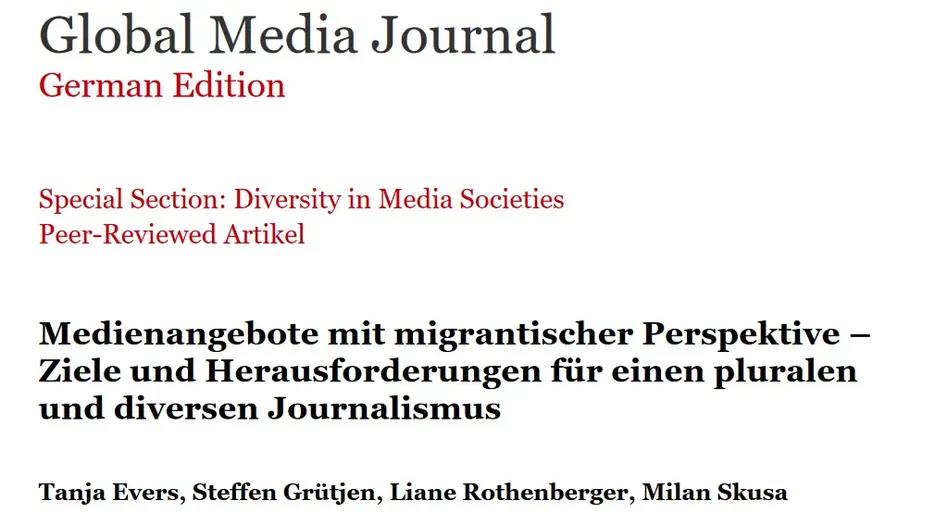 Cover GMJ-Artikel Evers et al. Sommer/Herbst 2023