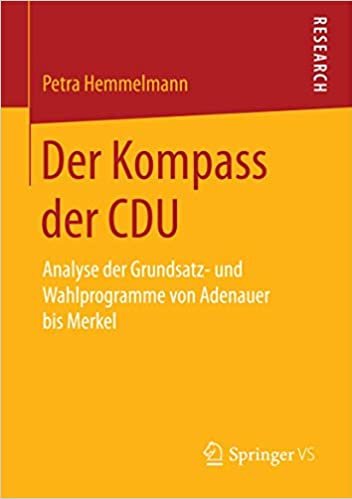 Der Kompass der CDU. Analyse der Grundsatz- und Wahlprogramme von Adenauer bis Merkel von Petra Hemmelmann