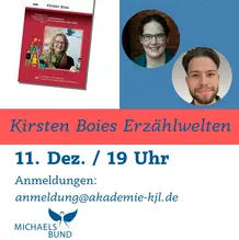 Kirsten Boies Erz&auml;hlwelten: Online-Lesung am 11.12.2025