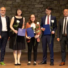 Das Team der Management Simulation in Tourism 2024/25 bei der Preisverleihung anlässlich des Dies Academicus