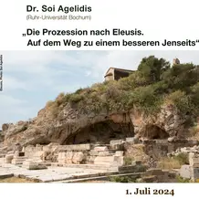 1. 7. 2024 Archäologischer Vortrag Prozession nach Eleusis