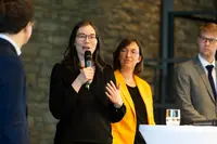 Prof. Dr. Karin Boczek in der Podiumsdiskussion