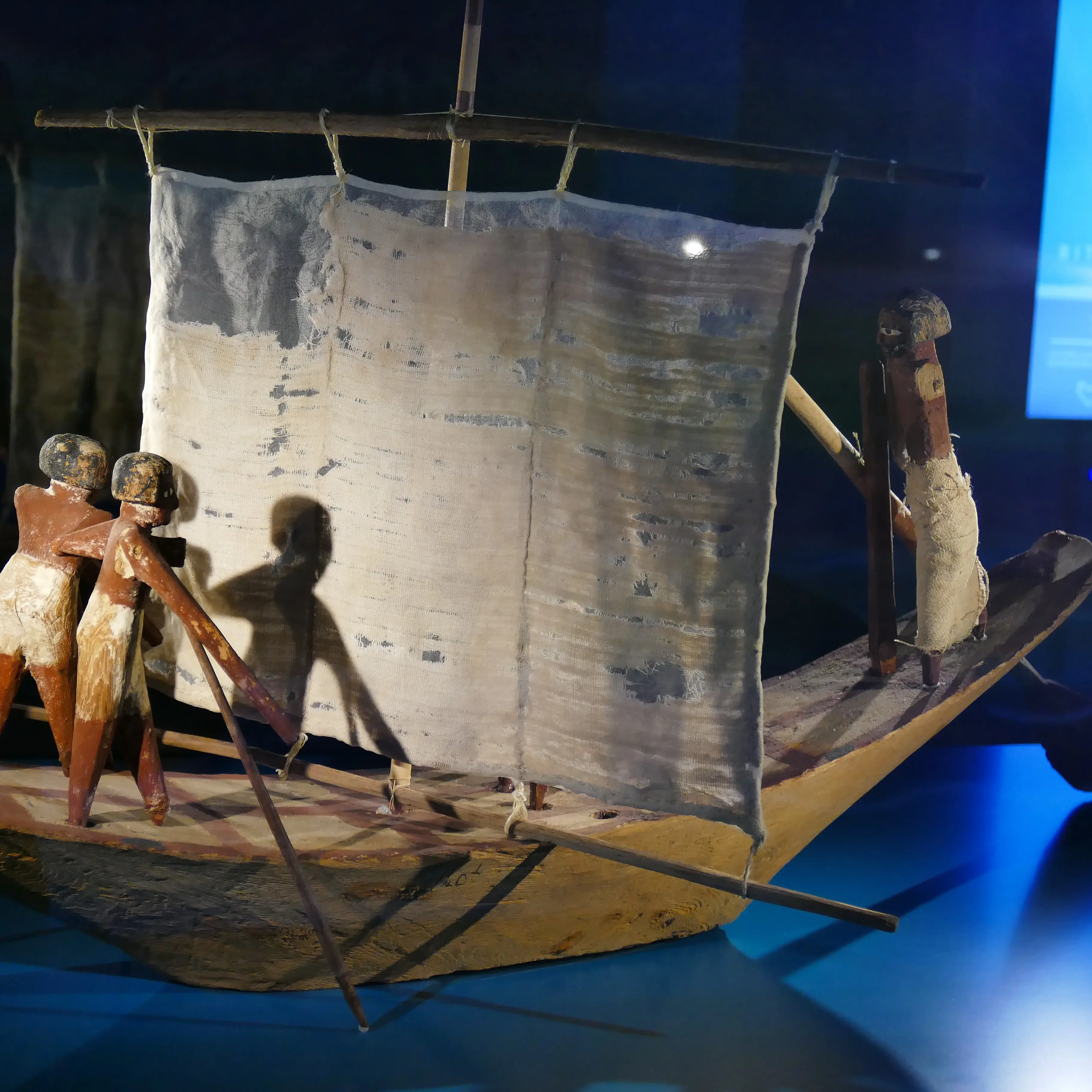 Ägyptisches Barke historisches Modell