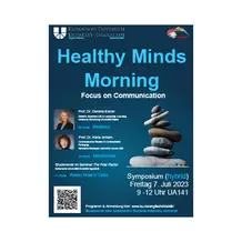 Poster Healthy Minds Morning