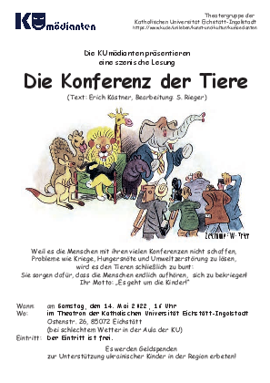 Konferenz der Tiere (Handzettel)