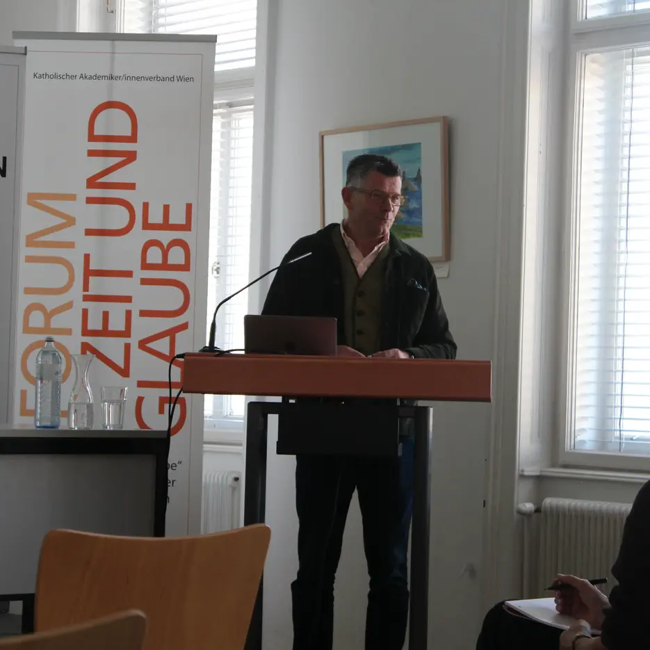 Peter Dabrock bei seinem Vortrag