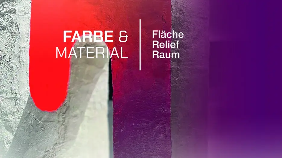 Ausstellung zum Thema „Farbe und Material“