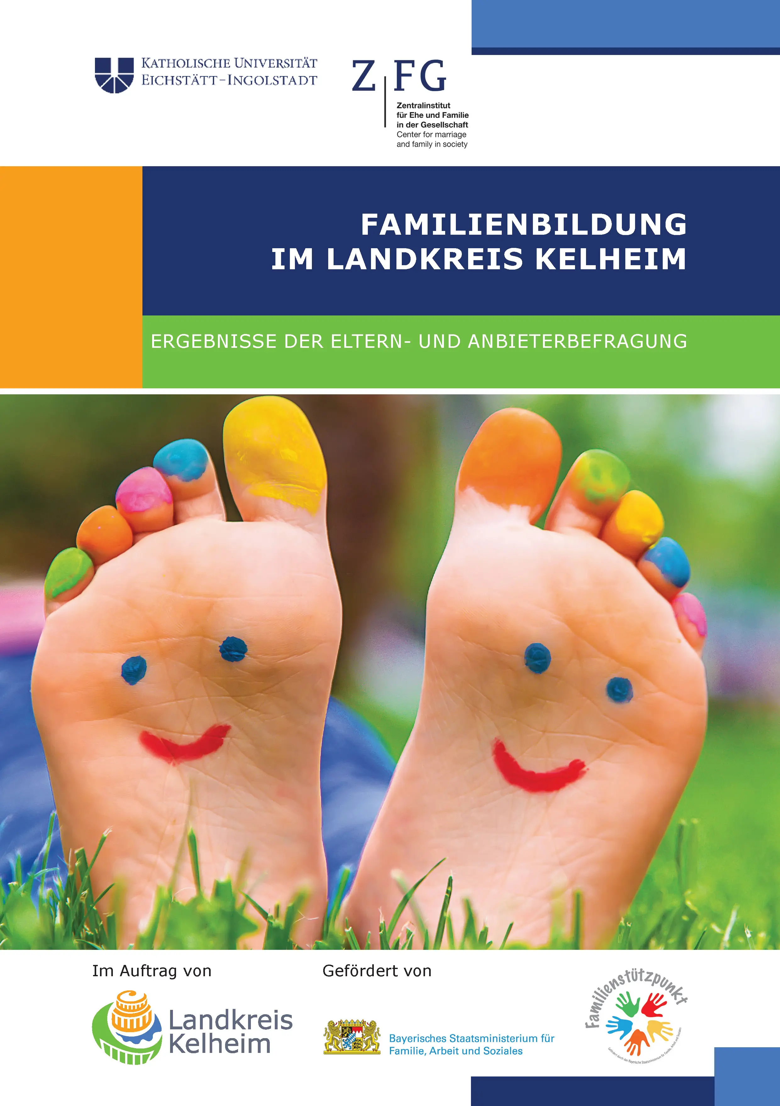 Titelseite Bericht Familienbildung Kelheim