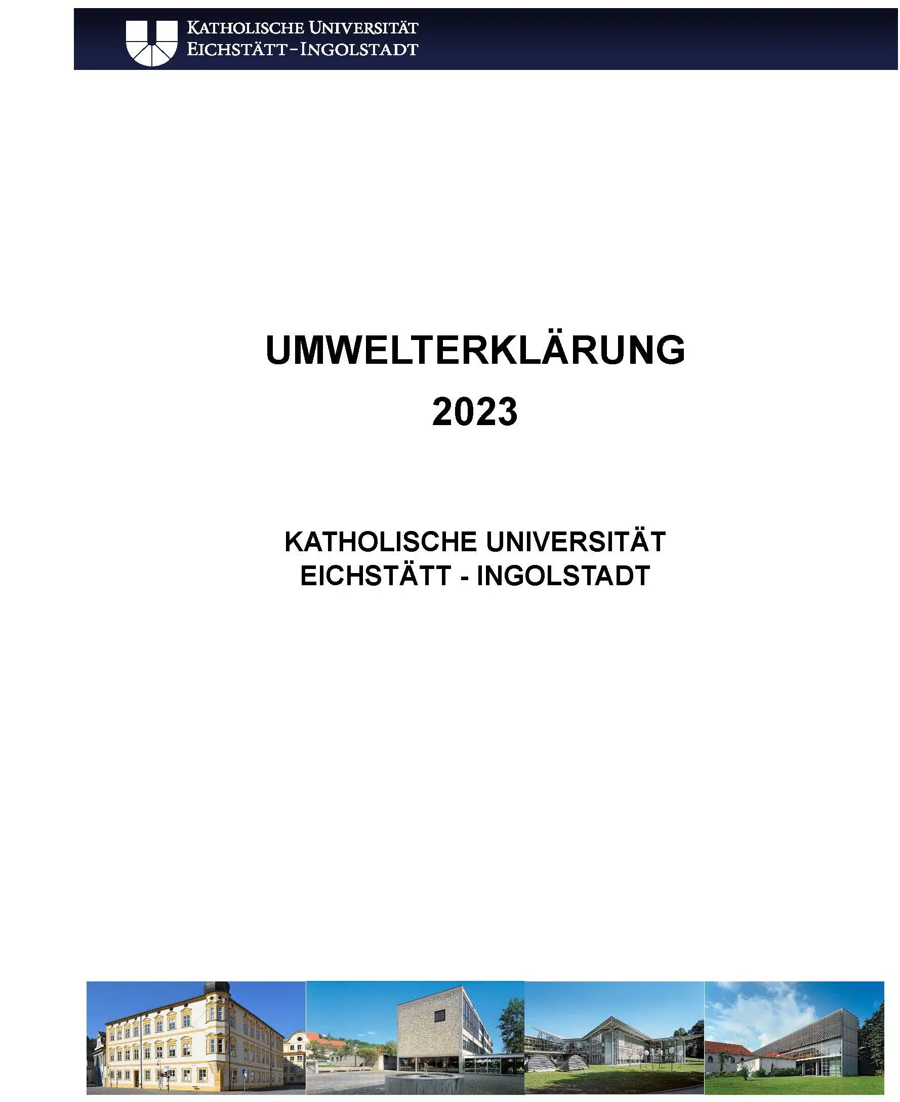 Umwelterklärung 2023