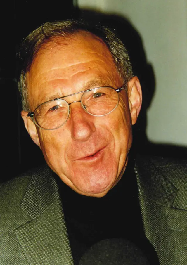 Rudolf Mosis bei der Verleihung der Ehrensenatorwürde 2000 an der KU
