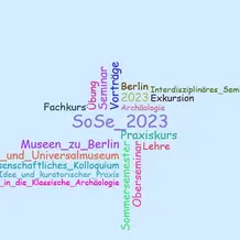Lehre Wortwolke Klassische Archäologie SoSe 2023