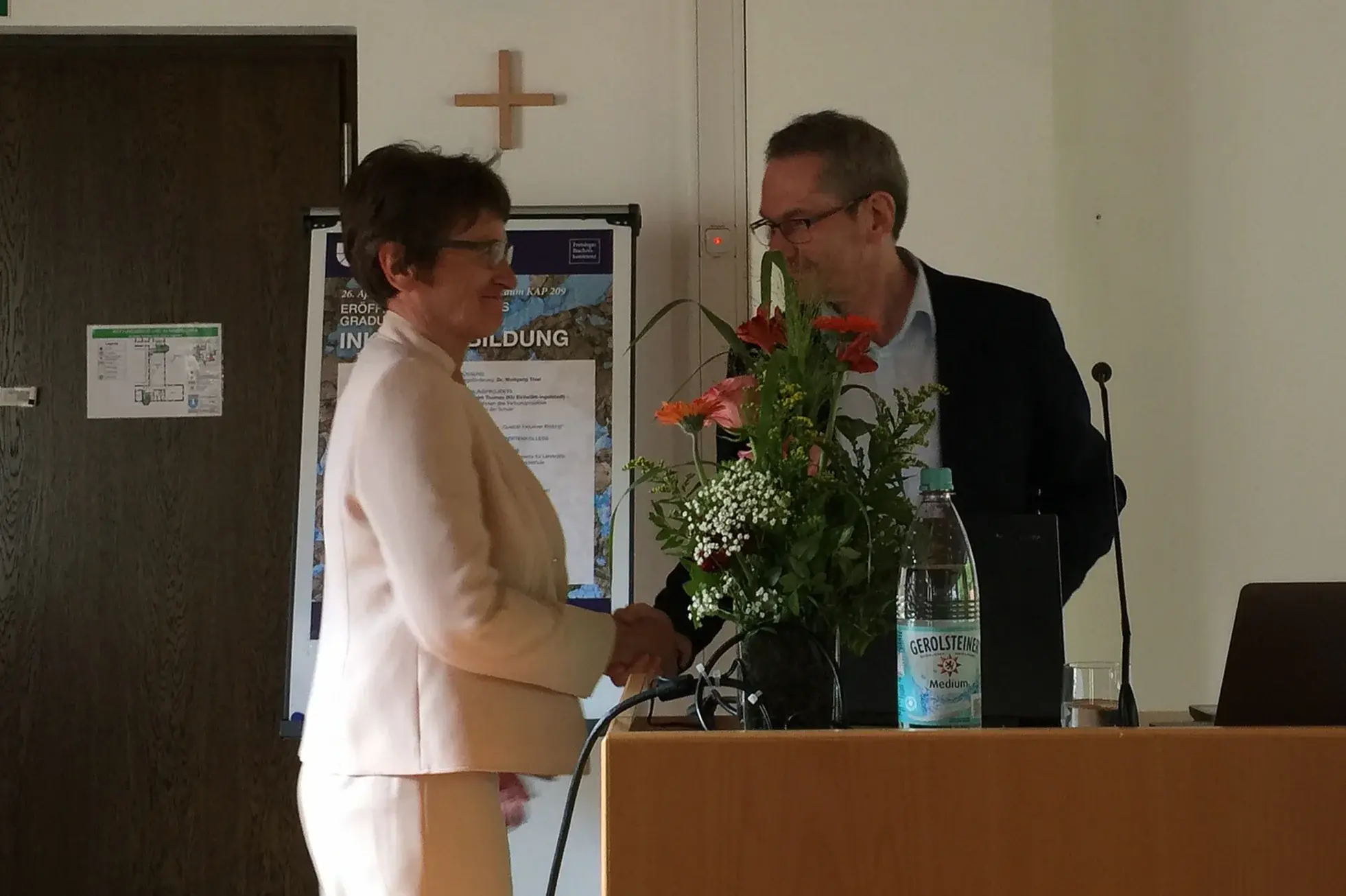 Prof. Dr. Waltraud Schreiber und Prof. Dr. Clemens Hillenbrand
