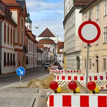 Baustelle Ostenstra&szlig;e