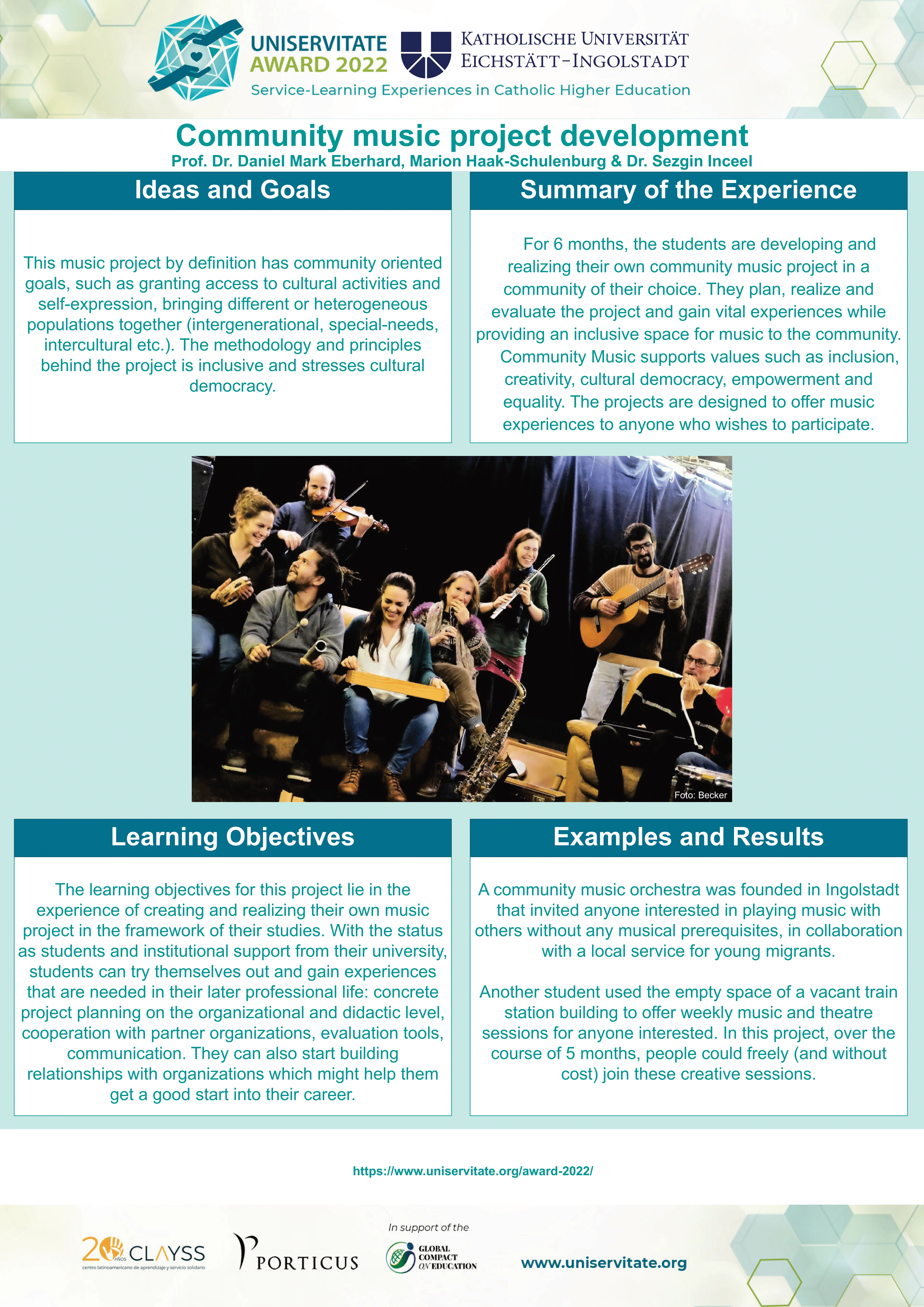 Eberhard, D. M., Haak-Schulenburg, M. & Inceel, S.: Community Music Project Development