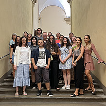Die Exkursionsgruppe in der Universität Bologna.