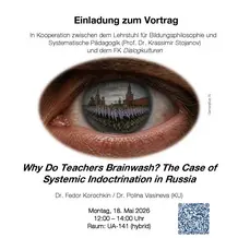 Einladung zum Vortrag