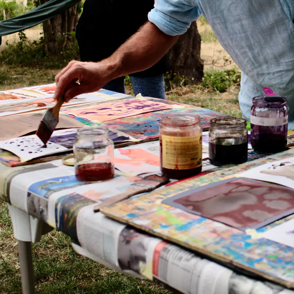 Colour Crush Workshop Farbherstellung