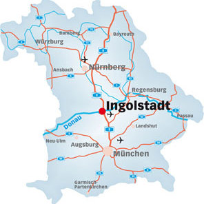 Karte Ingolstadt