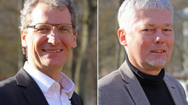 Prof. Dr. Martin Kirschner (left) and Prof. Dr. Thomas Pittrof.
