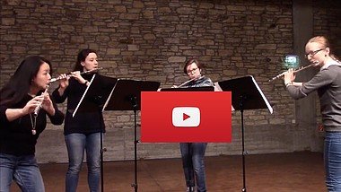 Querflöten-Ensemble Video