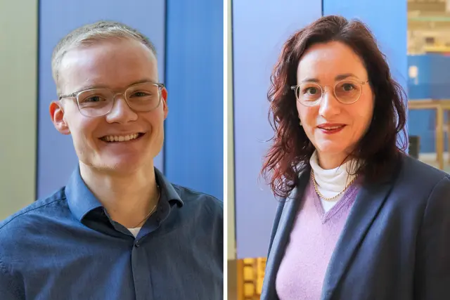 Prof. Dr. Isabelle Stauffer und Patrick Angerer