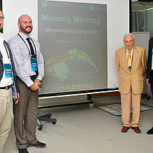 Referierten beim "Memory Morning" an der KU Eichstätt-Ingolstadt rund um das Thema Sprache und Gedächtnis