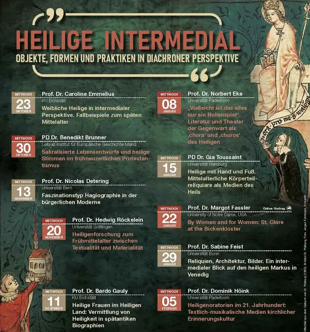 Programm der Wintervortragsreihe 24/25