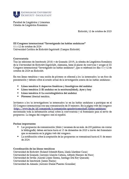 Convocatoria