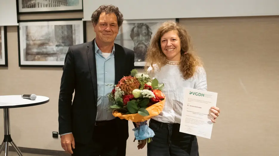 Verena Schröder erhält den VGDH-Preis 2025