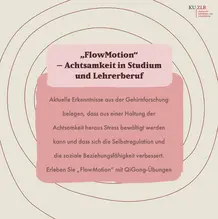Plakat Workshop Flow Motion