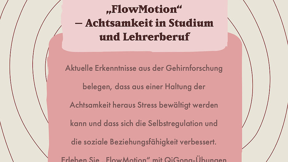 Plakat Workshop Flow Motion