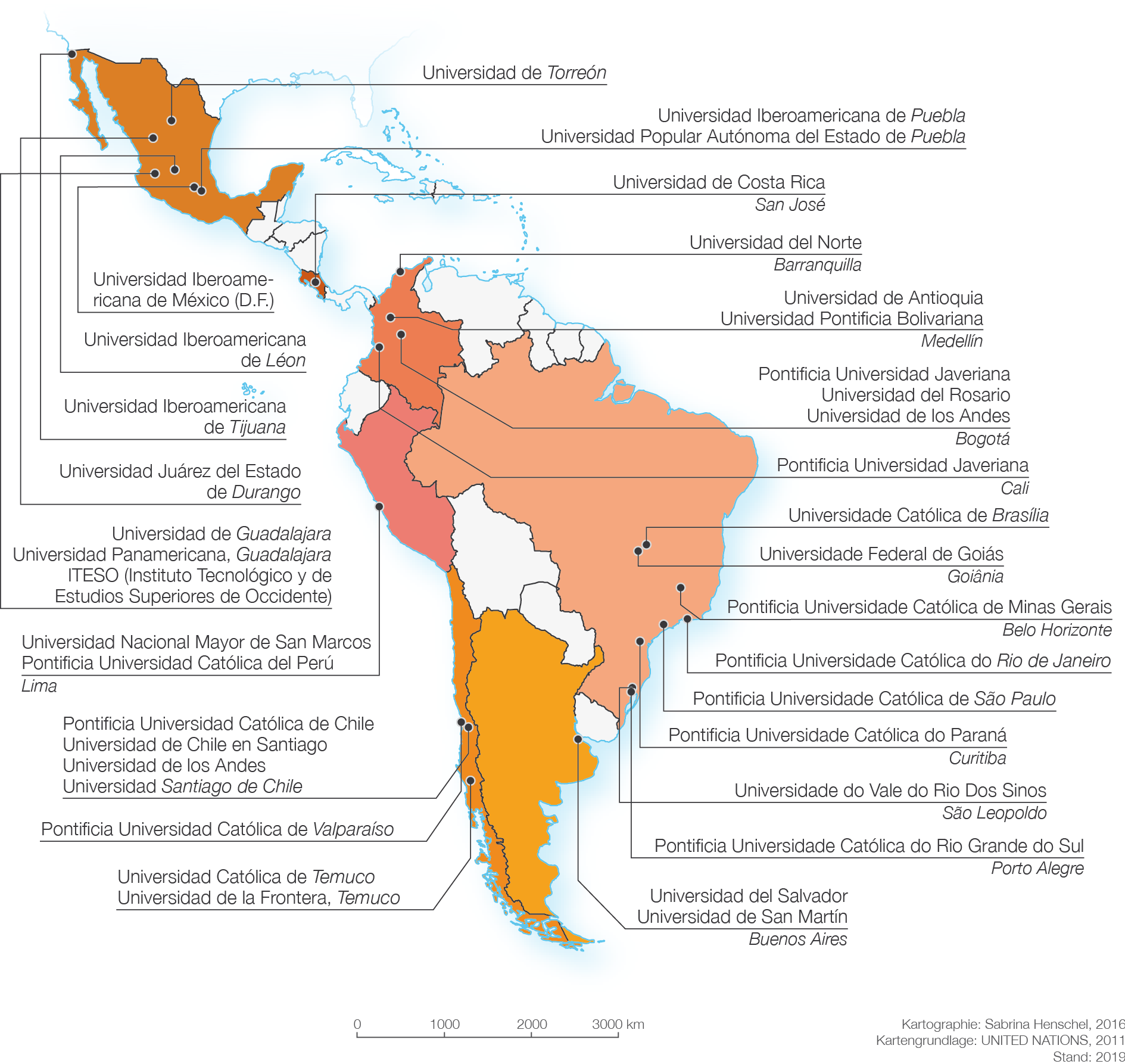 Partnerunis Lateinamerika