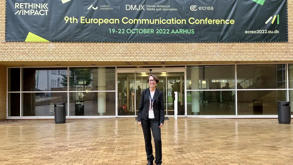 Prof. Dr. Annika Sehl auf der ECREA-Tagung in Aarhus