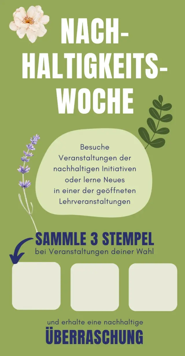 Stempelkarte Nachhaltigkeitswoche