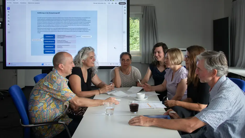 Praxiszirkel bei seinem letzten Treffen