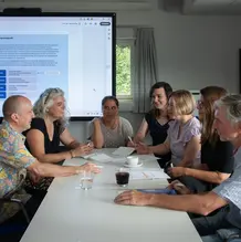 Praxiszirkel bei seinem letzten Treffen
