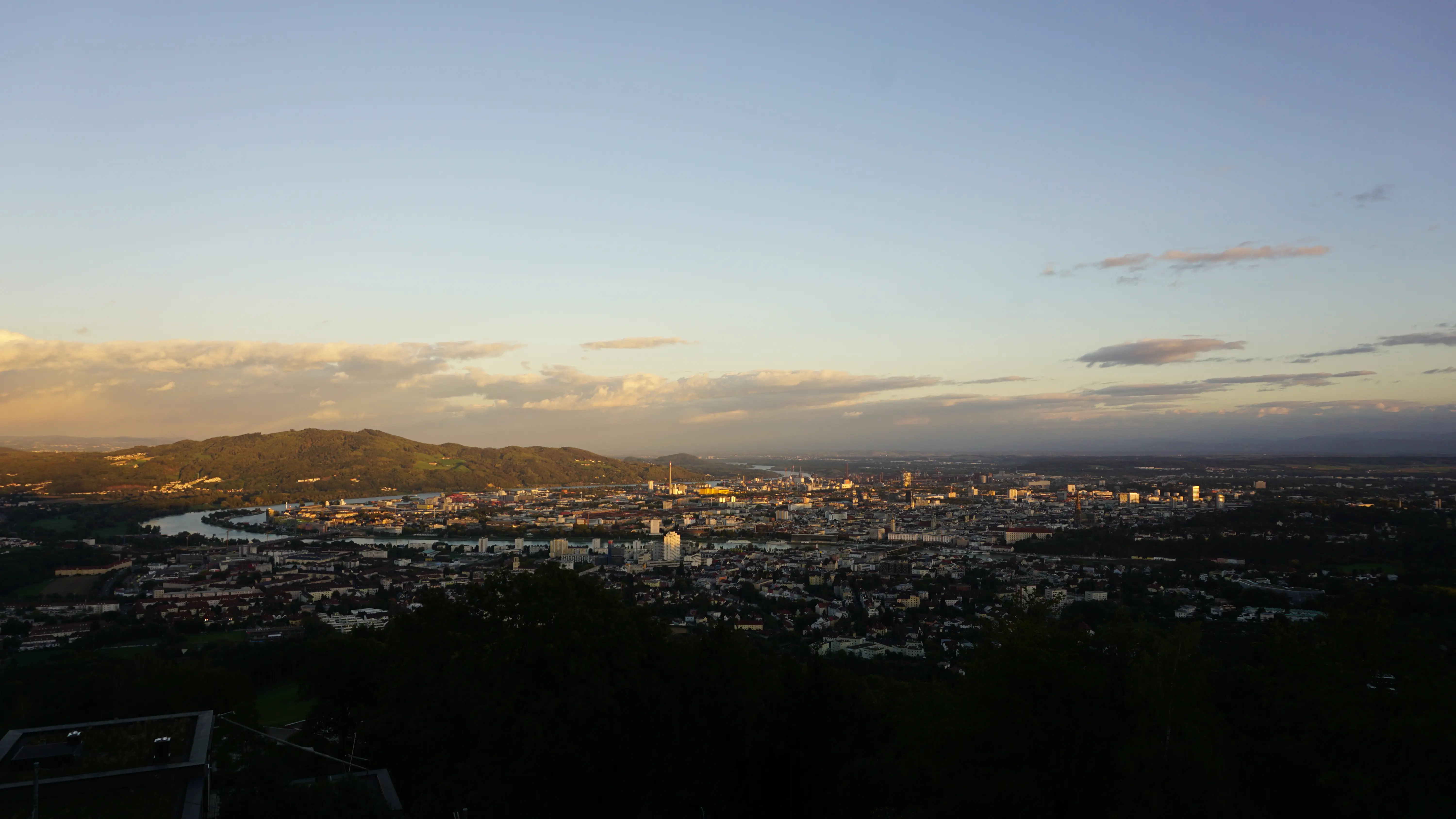 Blick über Linz 